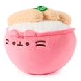 thumbnail image 3 of New Pusheen Bento Katsu Rice Bowl Plush Squishy Toy Stuffed Animal Pink, 6”, 3 of 4