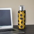 thumbnail image 5 of 20 Oz Sunflower Coffee Tumbler Double Wall Insulated Stainless Steel Water Bottle | Metal Reusable Thermoses Flask with Cup Cap | Leak & Sweat Proof with Anti-Dust Lid, 5 of 7