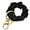 Black ring, variant on Wrist Strap Key Chain,Elastic Scrunchie Bracelet,Multifunctional Key Ring for Women (Pink)
