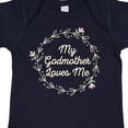 thumbnail image 4 of Inktastic My Godmother Loves Me Girls Baby Bodysuit, 4 of 5