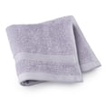 thumbnail image 5 of Mainstays 6-Piece Performance Solid Bath Towel Collection - Iris Whisper, 5 of 7