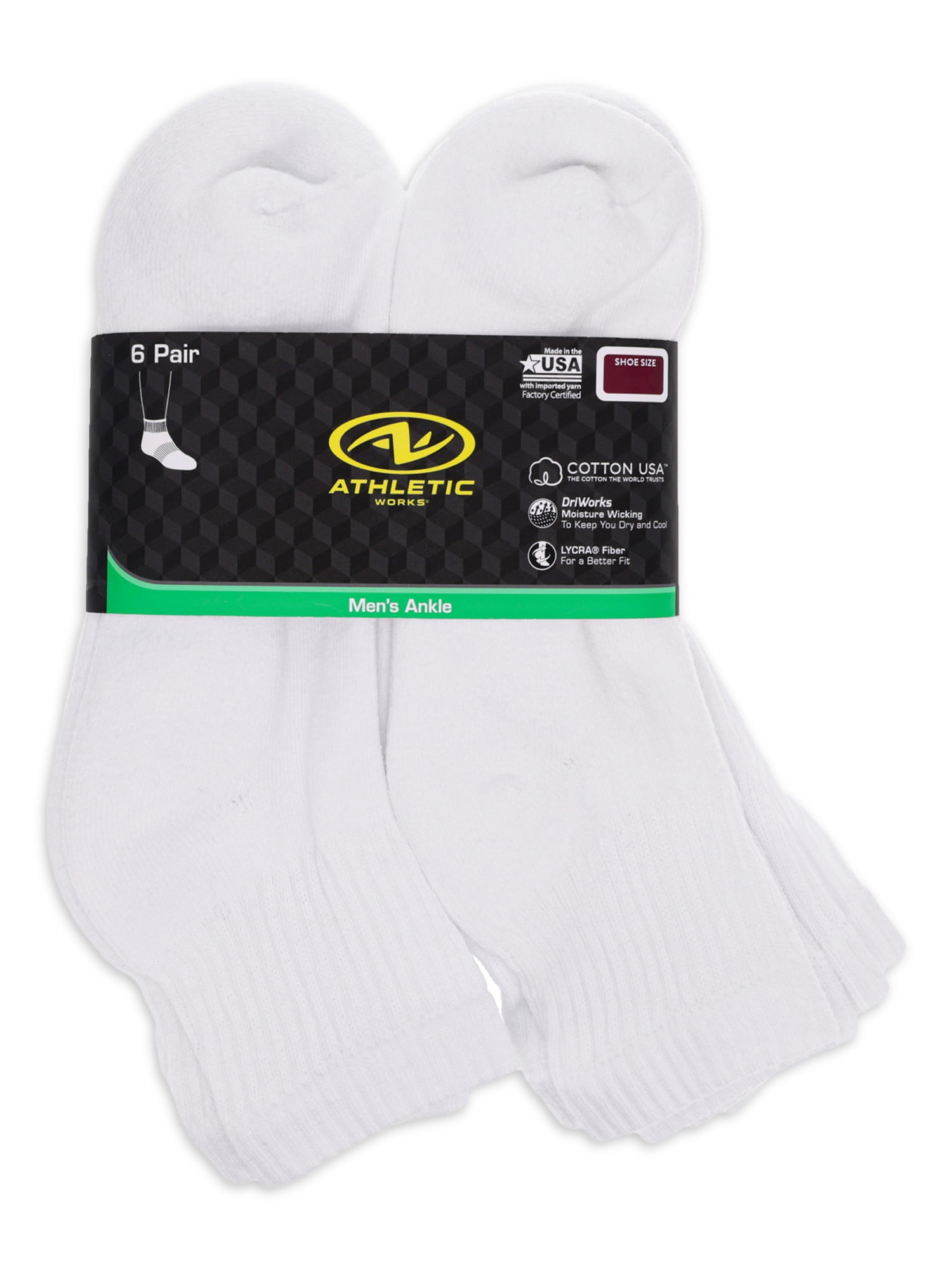 Athletic works socks deals