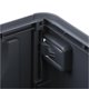 thumbnail image 3 of 45L Collapsible Car Trunk Storage Box 60kg/132.28Ib Load Organizer High Cover Two Compartments for Home AutoMatte Black, 3 of 5