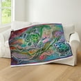 thumbnail image 4 of CafePress - Turtles! Sea Turtles! Wildlife Art! Stadium Blank - Soft Fleece Throw Blanket, 50"x60" for All Ages, 4 of 4