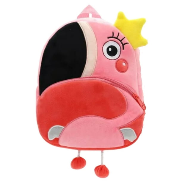 Mochila preescolar de felpa animalitos