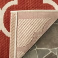 thumbnail image 6 of Safavieh Courtyard Alyssa Geometric Indoor/Outdoor Runner Rug, Red/Bone, 2'3" x 10', 6 of 11