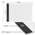 thumbnail image 3 of Anivia A4 Ultra-Thin Light Board,USB Powered Light Pad,Eyesight-Protected Led Light Box(Ship from USA), 3 of 6