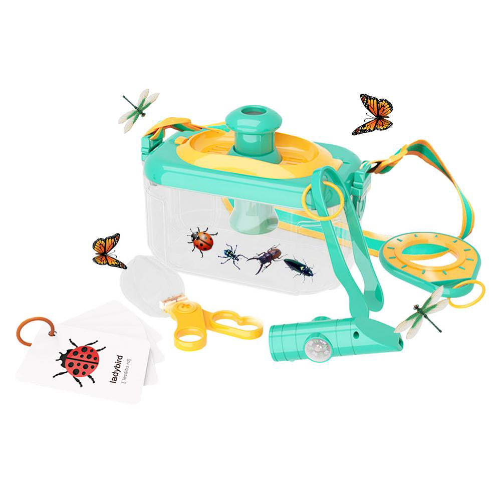 14pcs Kids Outdoor Explorer Kit Adventure Developing Bugs Catcher Toy Xmas Gift 