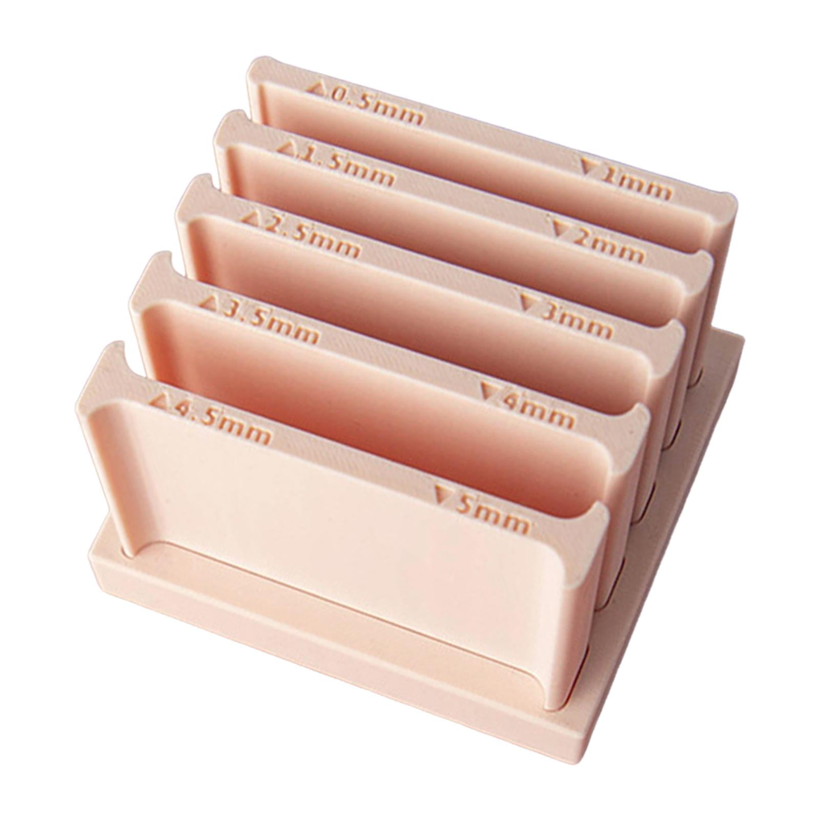 Polymer Clay Strip Extruder Tool Double Sided with 5 Dies for DIY Crafting and Ceramics