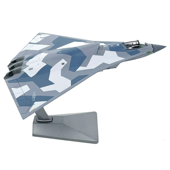 JIAHAOO J-36 Sixth Generation Fighter Jet Model China Air Force 1/144 Scale New Diecast Alloy Collection Display 6.7 Inches