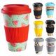 thumbnail image 1 of Taza de viaje de fibra de bambú de 470 ml, con aislamiento, 1 of 7