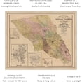 thumbnail image 2 of HISTORIX Vintage 1900 Sonoma County Map - 25x31 Inch Nordic Oak (Natural) Framed Vintage Sonoma California Wall Map - History Map of Sonoma County CA Nordic Oak (Natural) Frame 25x31 Inch, 2 of 7