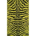 thumbnail image 1 of Tapis rectangle amusant pour enfant peau de zèbre-blanc nylon, 1 of 2