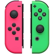 Joy Pad for Nintendo Switch Controller,Left and Right Wireless Controllers Motion Control - Pink/Green