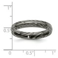 thumbnail image 2 of Timoku Domed Ridged Edge 4mm Band Size 10.5 Ring for Women and Men, 2 of 2