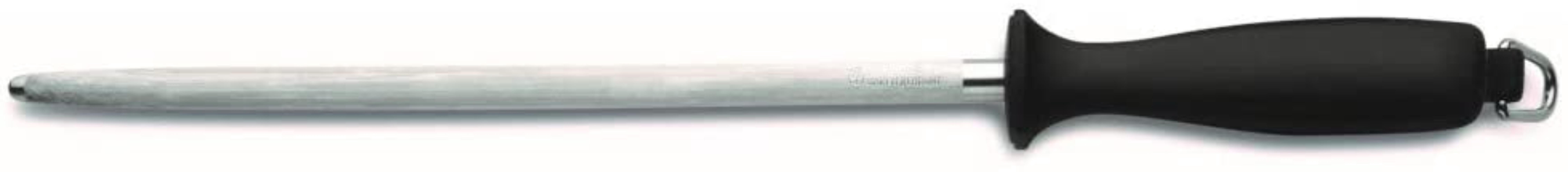 Wusthof 10-Inch Ceramic Honing Steel - Black/Blue, For Sharpening Kitchen Knives & Scissors