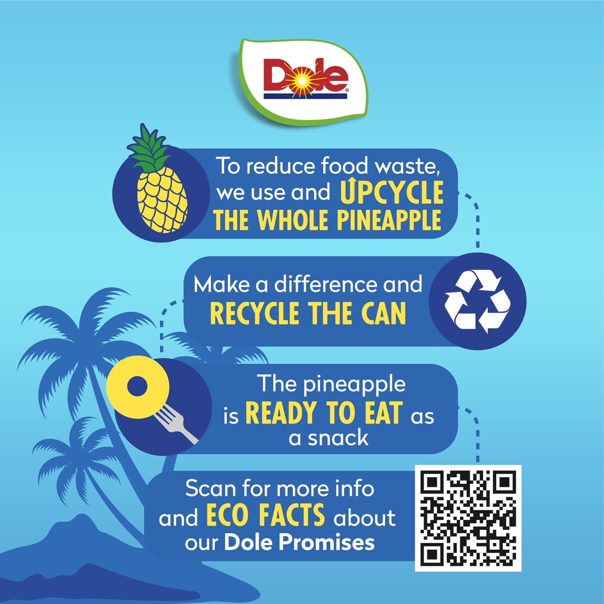 (5 pack) Dole No Sugar Added^ Pineapple Slices in Water^^, 20 oz Can