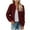 Red, variant on Pyhlmscde Women's Casual Warm Solid Color Zipper Jacket Coat, Womens Tops, Jackets for Women, Fall Tops for Women 2025