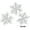 2.36 Inch, variant on 3 Pcs 3.15 Inch Plastic Christmas Glitter Snowflake Ornaments Christmas Tree Decorations Xmas Winter Wonderland Holiday Theme DIY Ornaments Party Supplies