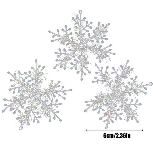 Meitianfacai Christmas Snowflake Snowflake String Decoration Christmas Tree Decoration Pendant Christmas Snowflake Christmas Decoration