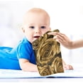 thumbnail image 5 of Valentines Golden Roses Floral Baby Muslin Washcloths Soft Absorbent Face Towel, Spring Burp Cloths Cotton Bath Wipes 5 PCS Infant Wash Cloth for Newborn Boys Girls 12"x12", 5 of 7