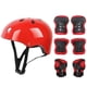 thumbnail image 1 of Casco de bicicleta para niños, conjunto de equipo de protección deportiva para niños, casco de ciclismo para niños y niñas con rodilleras y codos, 1 of 5