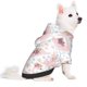 thumbnail image 2 of Fotbe Swan And Flowers Sudadera con Estampado para Perros Pequeños – Suéter con Capucha para Mascotas, Tela Suave de Forro Polar con Bolsillo-X-Small, 2 of 7