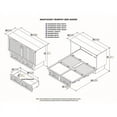 thumbnail image 2 of Leo & Lacey Queen Murphy Bed Chest in White, 2 of 6