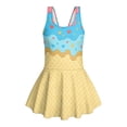 thumbnail image 6 of DISNIMO Girls One Piece Swimsuits Ice Cream Printed Kids Sleeveless Bathing Suit with Skirt Comfortable Breathable Swimwear Size 7-8 Years, 6 of 8