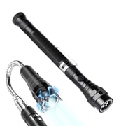 DAYBETTER Magnetic Pickup Tool with LED Lights, 22" Telescoping Magnet Flashlight, Cool Gadget Gifts for Men, Husband (Black)