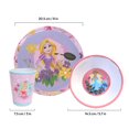 thumbnail image 2 of Disney Princess Tabletop Bundle with Plate, Bowl, Tumbler, Cutlery Set and 500ml Water Bottle, 2 of 6
