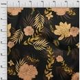 thumbnail image 3 of oneOone Cotton Flex Brown Fabric Florals Quilting Supplies Print Sewing Fabric By The Yard 40 Inch Wide, 3 of 6