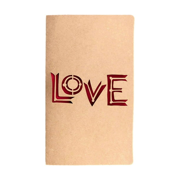 Tarjetas de San Valentín, tarjeta de aniversario, tarjeta de regalo dulce, tarjeta de felicitación navideña para AMAR