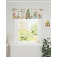 thumbnail image 4 of Easter Valance for Windows Gnome Tulip Curtains Valances Loads of Love Floral Rod Pocket Valance Window Treatments Spring Holiday Short Curtains for Kitchen Living Room Bedroom Bathroom 54x18 Inch, 4 of 6
