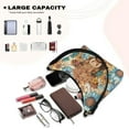 thumbnail image 5 of Kuiaobaty Highland Cow Print Shoulder Purse for Women Mandala Flower Print Leather Underarm Sling Bag with Zipper Closure Roomy Sturdy Hobo Purse Tote for Travel, 5 of 7