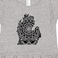 thumbnail image 4 of Inktastic Michigan Silhouette Mandala Girls Toddler Dress, 4 of 5