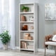 thumbnail image 1 of 5 Shelf Bookcase, Black Finish, 1 of 14