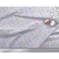 thumbnail image 2 of Soimoi Modal Satin Fabric Flower Artistic Decor Fabric Printed Yard 42 Inch Wide, 2 of 3