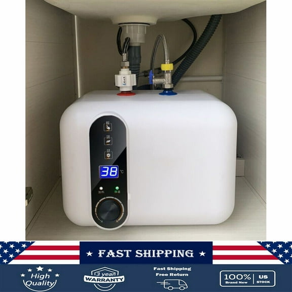 RV 10L 110V Instant Electric Hot Water Heater Shower Compact Mini-Tank Storage