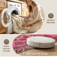 thumbnail image 5 of ODIKA Pink Print Cheetah Leopard Spotted Tiger Inspired Motif Zebra for Playroom, Bedroom, Reading Nook, Pet Friendly & Kids Safe Play, 5 of 7