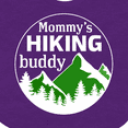 thumbnail image 4 of Inktastic Mommy's Hiking Buddy with Mountains and Trees Boys or Girls Baby Bib, 4 of 4