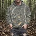 thumbnail image 2 of Makaor Lightweight Sweatshirts for Men Pockets Big and Tall Hooded Tops Camouflage Long Sleeve Pullover Tees Fleece Oversized Fall Winter Clothes, 2 of 7
