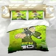 thumbnail image 5 of Ben 10 Themed Bed Sheet Set Three Piece Set 53x79 Inches Comfortable And Skin Friendly Unique Design Creating A Star Studded Night Home Decor Gifts For Family Friends fans, 5 of 6