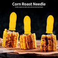 thumbnail image 2 of 8pcs Bbq Corn Skewers Corn Cob Skewers Stainless Steel Corn Skewers For Barbecue Picnic Fruit Cooking Home Cooking Etc, 2 of 5