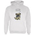 thumbnail image 1 of Pug Off Funny Dog Mens Hoodie White MD, 1 of 1
