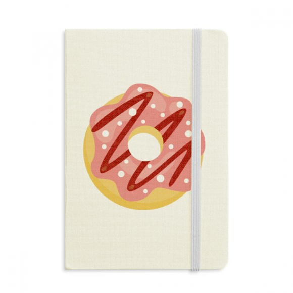 Red Dessert Sweet Food Notebook Official Fabric Hard Cover Classic Journal Diary