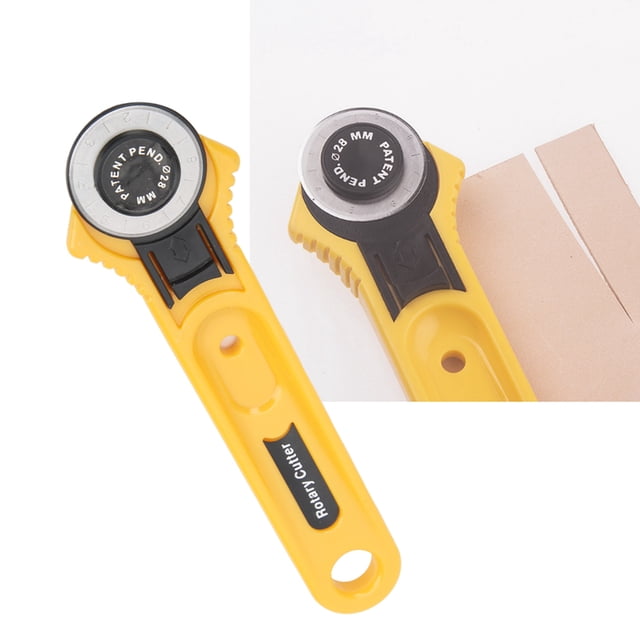Coupe-Bordure Rotative, Couteau Rond de Couture pour Cuir, 45mm, 28mm