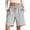 Gray, variant on yillto Women Short Sweatpant Drawstring Elastic Waist Loose Jogger Shorts Summer Lounge Shorts with Pockets