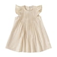 thumbnail image 5 of Vestido de verano para niña, vestido de princesa de encaje, bonito y exquisito vestido de manga corta con volantes, 5 of 5