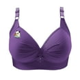 thumbnail image 6 of Ayfxijin Bras for Women No Underwire,Womans Bra Printing Gathered Together Large Size Daily Bra Underwear No Rims, 6 of 8